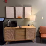 lobby with check in area and coffee bar