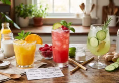 Drink recipes rich in Sodium, Potassium, and Magnesium -- necessary nutrients your adrenal glands need